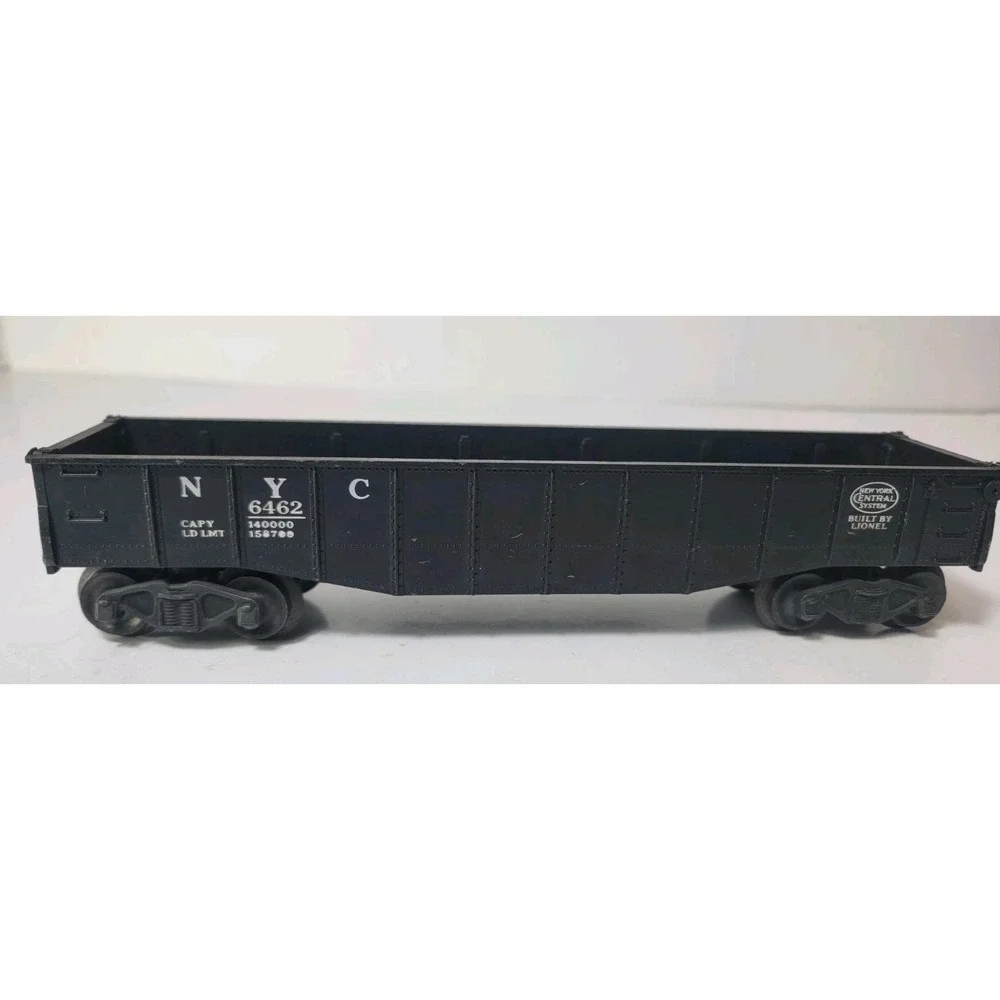 Lionel O Gauge NYC New York Central RR Black Gondola‎ #6462 Model Train